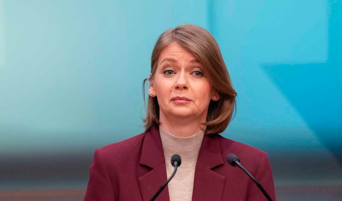 Sentralbanksjef Ida Wolden Bache under en pressekonferanse i Oslo etter Norges Banks rentebeslutning den 26. mars 2026. Foto: Heiko Junge / NTB. Sentralbanksjef Ida Wolden Bache under en pressekonferanse i Oslo etter Norges Banks rentebeslutning den 26. mars 2026. Foto: Heiko Junge / NTB.