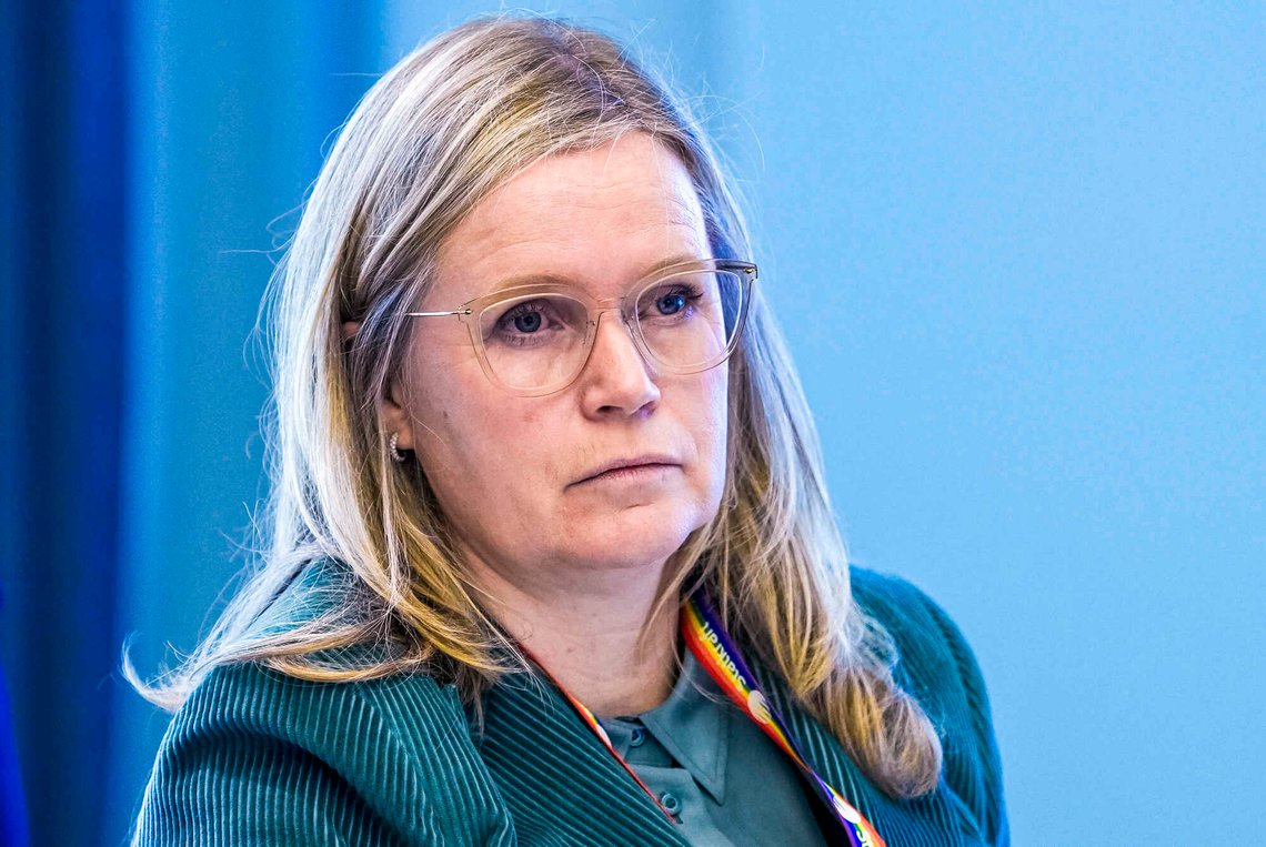 Oslo 20260305.
Konsernsjef Birgitte Ringstad Vartdal i Statkraft legger fram resultater for fjerde kvartal 2025.
Foto: Terje Pedersen / NTB Oslo 20260305.
Konsernsjef Birgitte Ringstad Vartdal i Statkraft legger fram resultater for fjerde kvartal 2025.
Foto: Terje Pedersen / NTB