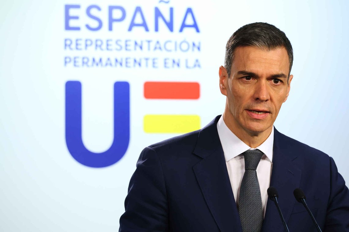 Spanias statsminister Pedro Sánchez. Foto: Omar Havana / AP / NTB Spanias statsminister Pedro Sánchez. Foto: Omar Havana / AP / NTB