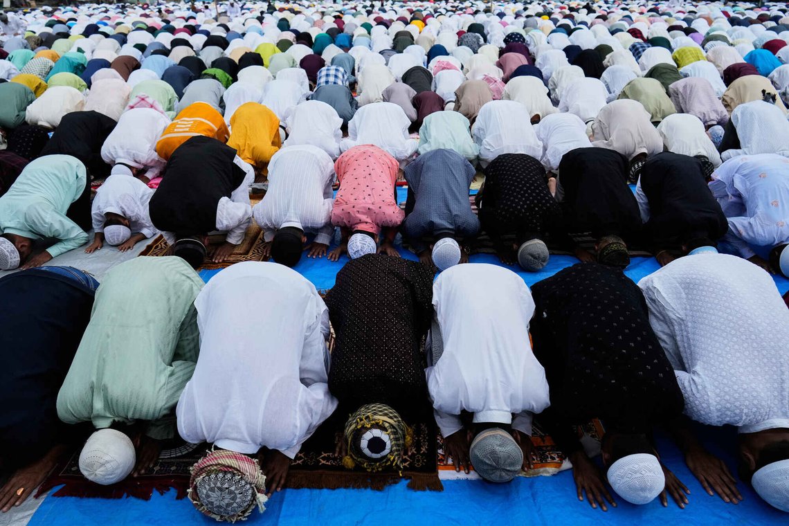 Muslimer under ramadan. Foto: AP/Anupam Nath/NTB Muslimer under ramadan. Foto: AP/Anupam Nath/NTB