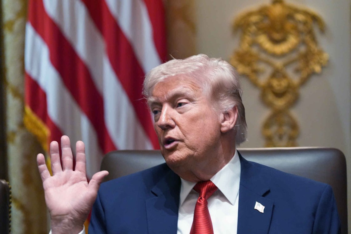 President Donald Trump speaks during a Cabinet meeting at the White House, Thursday, March 26, 2026, in Washington. (AP Photo/Alex Brandon) President Donald Trump speaks during a Cabinet meeting at the White House, Thursday, March 26, 2026, in Washington. (AP Photo/Alex Brandon)