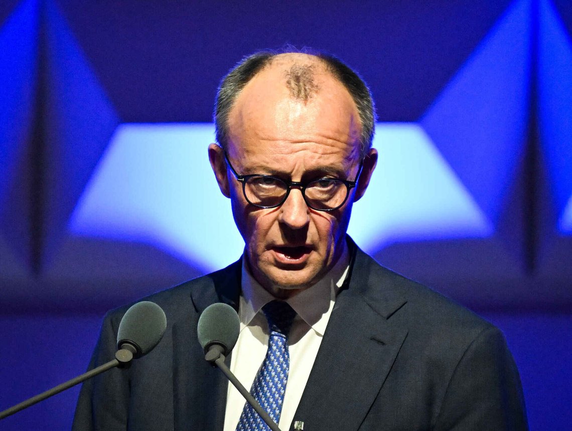 Tysklands forbundskansler Friedrich Merz kritiserer USA for å eskalere krigen mot Iran. Foto: Soeren Stache /dpa via AP/ NTB Tysklands forbundskansler Friedrich Merz kritiserer USA for å eskalere krigen mot Iran. Foto: Soeren Stache /dpa via AP/ NTB