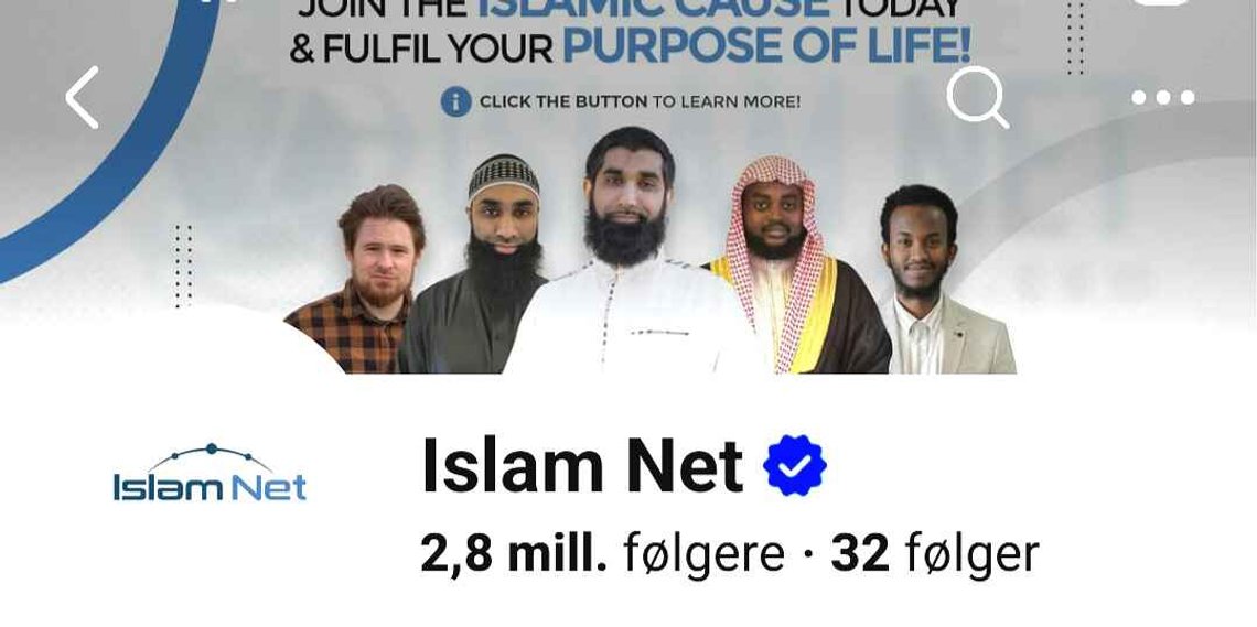 Personene på profilbildet for Islam Net på Facebook, frem til 13. april 2026: Vegar Jørgenstuen (konvertitt) t.v., Zeshan Ullah Qureshi, Fahad Qureshi, og imam Muhammad Zubayr Alburundy, også kalt Sheikh Burundy, eller Al-Burundy, og Mahir Osman, styremedlem i Islam Net. Skjermbildet er fra 9. april 2026. Personene på profilbildet for Islam Net på Facebook, frem til 13. april 2026: Vegar Jørgenstuen (konvertitt) t.v., Zeshan Ullah Qureshi, Fahad Qureshi, og imam Muhammad Zubayr Alburundy, også kalt Sheikh Burundy, eller Al-Burundy, og Mahir Osman, styremedlem i Islam Net. Skjermbildet er fra 9. april 2026.