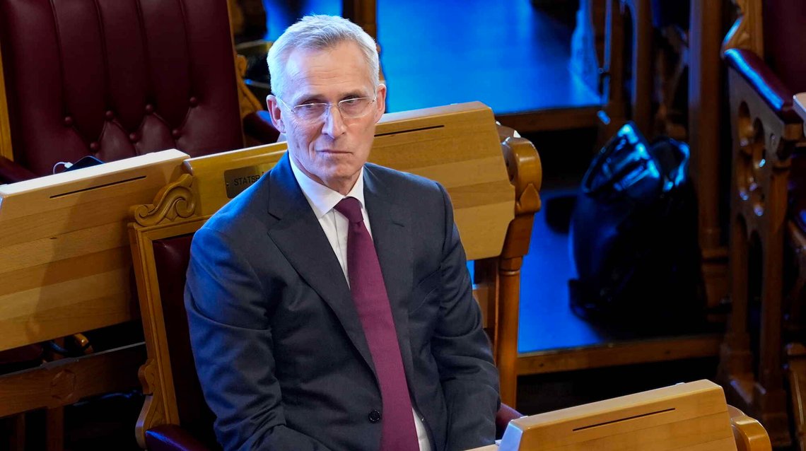 Finansminister Jens Stoltenberg i Stortinget den 26. mars 2026. Foto: Terje Pedersen / NTB Finansminister Jens Stoltenberg i Stortinget den 26. mars 2026. Foto: Terje Pedersen / NTB