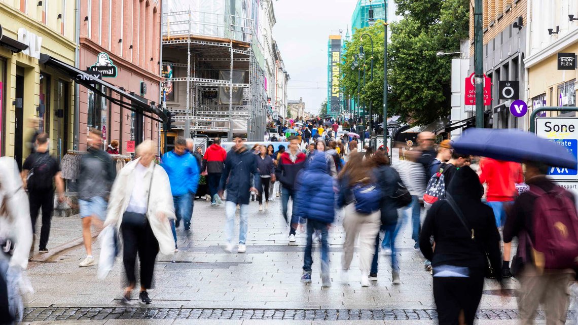 Karl Johans gate i Oslo. Foto: Tor Erik Schrøder / NTB Karl Johans gate i Oslo. Foto: Tor Erik Schrøder / NTB