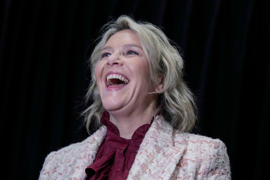 Oslo 20260312.
Sylvi Listhaug (FrP) under årskonferansen til Offshore Norge .
Foto: Javad Parsa / NTB Oslo 20260312.
Sylvi Listhaug (FrP) under årskonferansen til Offshore Norge .
Foto: Javad Parsa / NTB