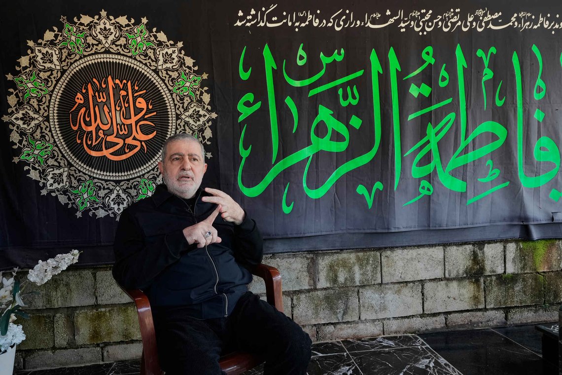 Wafiq Safa, senior Hezbollah political council member, speaks during an interview with The Associated Press in Beirut, Monday, April 13, 2026. (AP Photo/Hussein Malla) Wafiq Safa, senior Hezbollah political council member, speaks during an interview with The Associated Press in Beirut, Monday, April 13, 2026. (AP Photo/Hussein Malla)