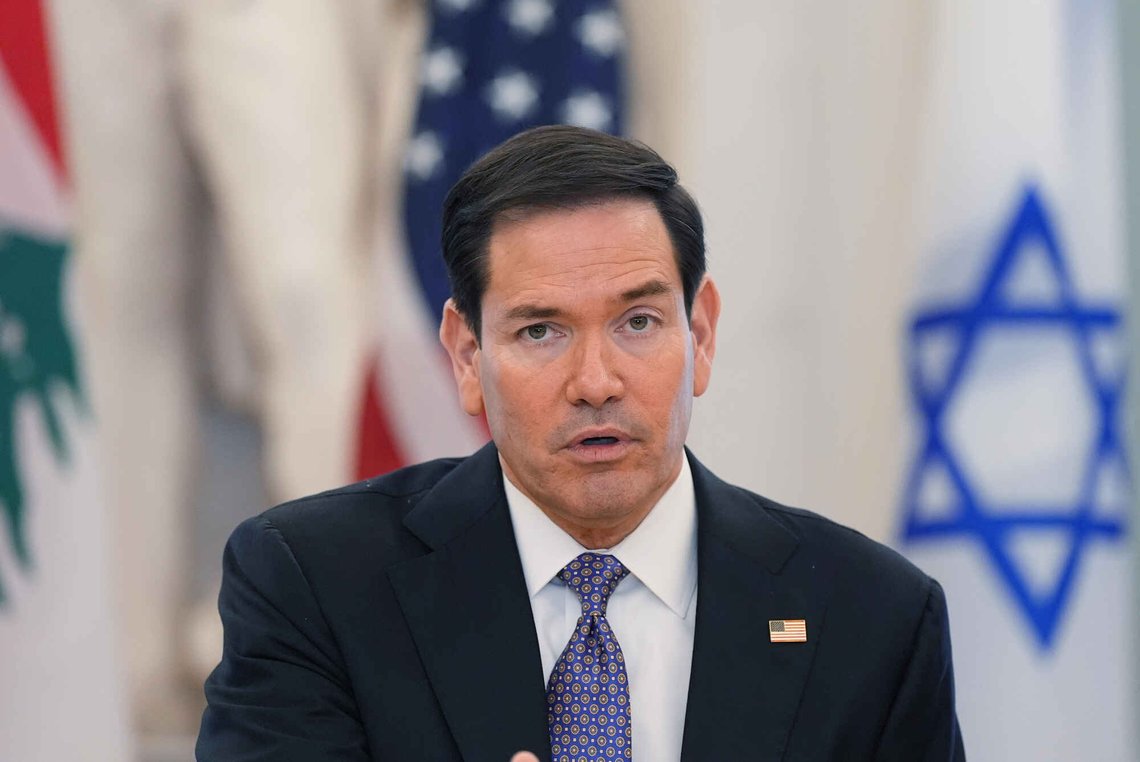 Den amerikanske utenriksministeren Marco Rubio, under samtalene med Israel og Libanon. Foto: AP/Jacquelyn Martin/NTB Den amerikanske utenriksministeren Marco Rubio, under samtalene med Israel og Libanon. Foto: AP/Jacquelyn Martin/NTB