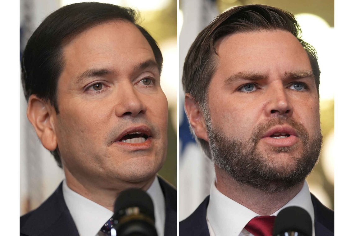 Marco Rubio var møteleder under de vellykkede forhandlingene med Libanon. Han og J.D. Vance blir Trumps viktigste partnere i forsøket på å skape en varig fred. Foto: AP /Evan Vucci/ NTB Marco Rubio var møteleder under de vellykkede forhandlingene med Libanon. Han og J.D. Vance blir Trumps viktigste partnere i forsøket på å skape en varig fred. Foto: AP /Evan Vucci/ NTB