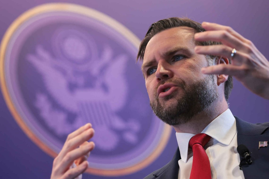 USAs visepresident J.D. Vance sier det er en misforståelse at våpenhvilen med Iran også inkluderer Israels angrep i Libanon. Foto: Jonathan Ernst / AP / NTB USAs visepresident J.D. Vance sier det er en misforståelse at våpenhvilen med Iran også inkluderer Israels angrep i Libanon. Foto: Jonathan Ernst / AP / NTB