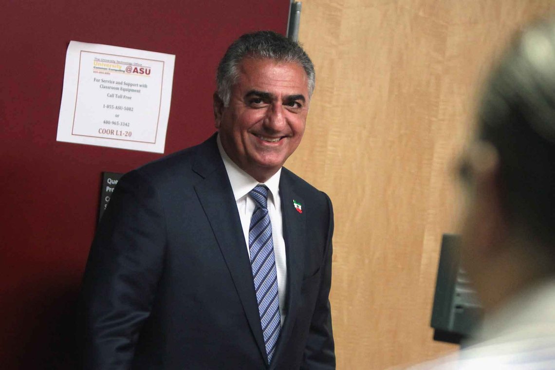 Irans kronprins Reza Pahlavi II. Foto: Gage Skidmore CC BY-SA 2.0 Irans kronprins Reza Pahlavi II. Foto: Gage Skidmore CC BY-SA 2.0