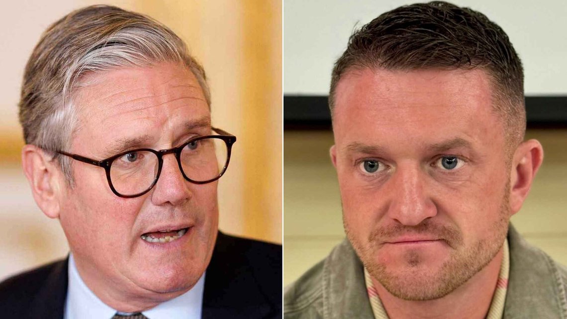 Keir Starmer vil stoppe folk fra å besøke Tommy Robinsons «Unite the Kingdom rally», mens han lar båtmigrantene flomme inn. Foto: Wikimedia/Espen Teigen Keir Starmer vil stoppe folk fra å besøke Tommy Robinsons «Unite the Kingdom rally», mens han lar båtmigrantene flomme inn. Foto: Wikimedia/Espen Teigen