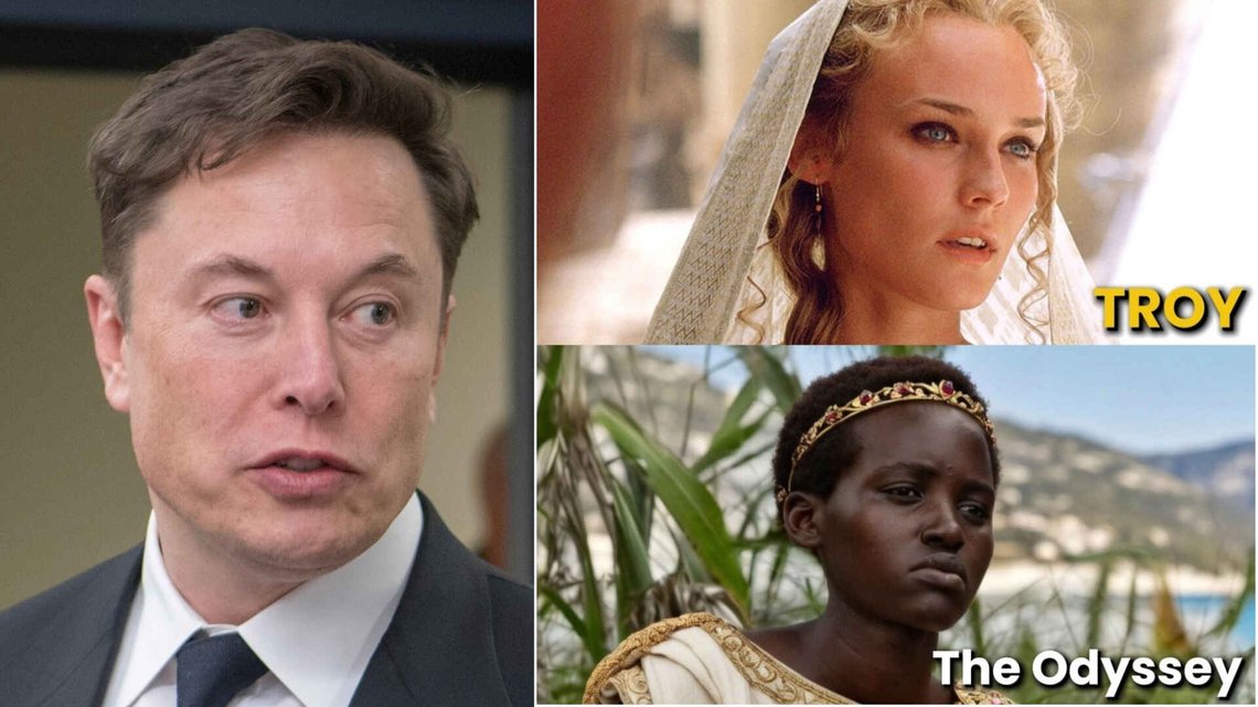 Elon Musk reagerer kraftig på at hvite historiske skikkelser byttes ut med svarte skuespillere. Foto: Wikimedia Commons Elon Musk reagerer kraftig på at hvite historiske skikkelser byttes ut med svarte skuespillere. Foto: Wikimedia Commons