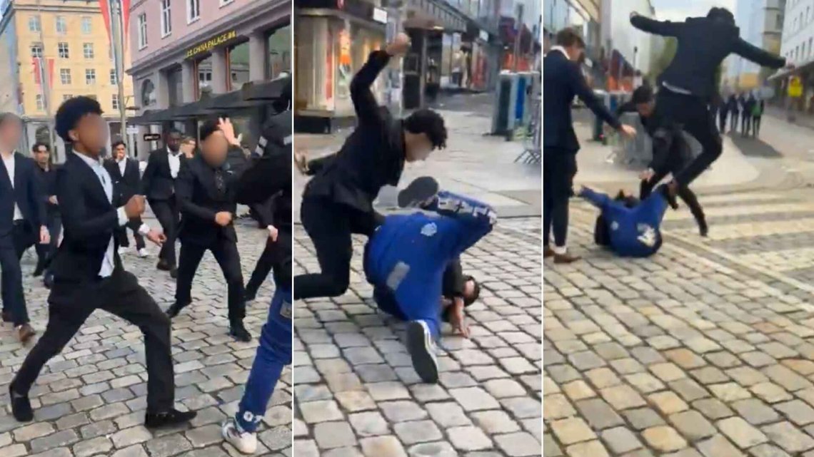 Politiet har identifisert offeret og to av gjerningsmennene. De er trygge på at de vil lykkes med å identifisere de to siste. Politiet har identifisert offeret og to av gjerningsmennene. De er trygge på at de vil lykkes med å identifisere de to siste.
