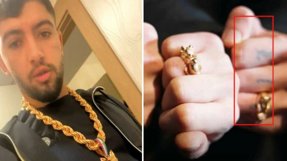 Gangsterne liker massivt gull og her er en ring med revens hode. Foto: Politiet Gangsterne liker massivt gull og her er en ring med revens hode. Foto: Politiet