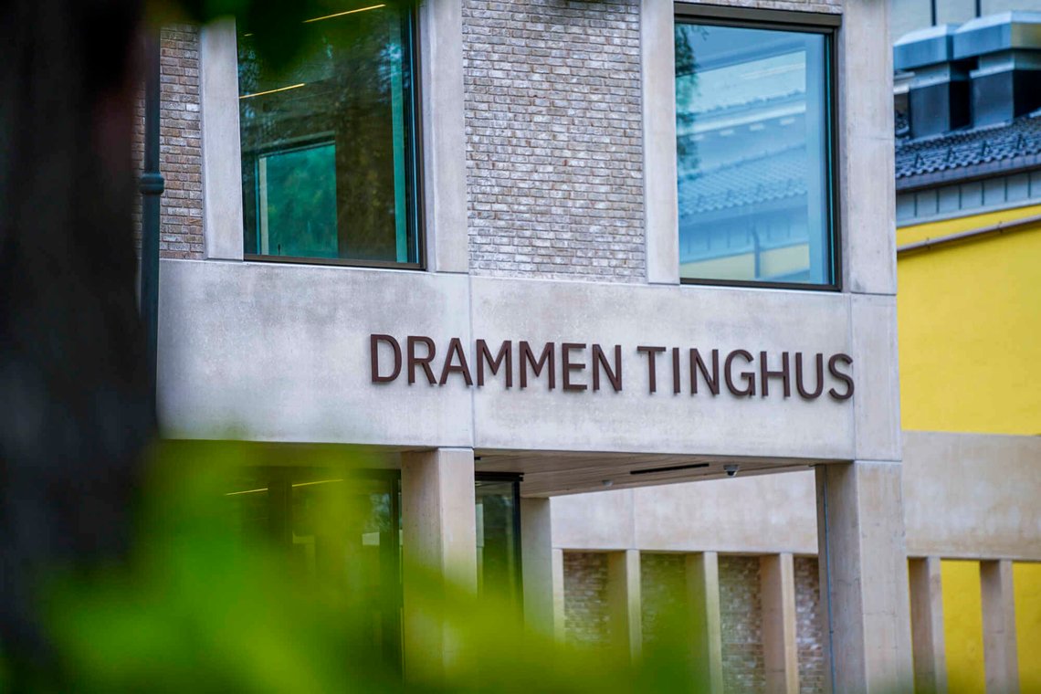 Drammen 20230914.
Drammen Tinghus, Buskerud Tingrett, Vestre Jordskifterett og Borgating Lagmannsrett i Drammen.
Foto: Lise Åserud / NTB Drammen 20230914.
Drammen Tinghus, Buskerud Tingrett, Vestre Jordskifterett og Borgating Lagmannsrett i Drammen.
Foto: Lise Åserud / NTB