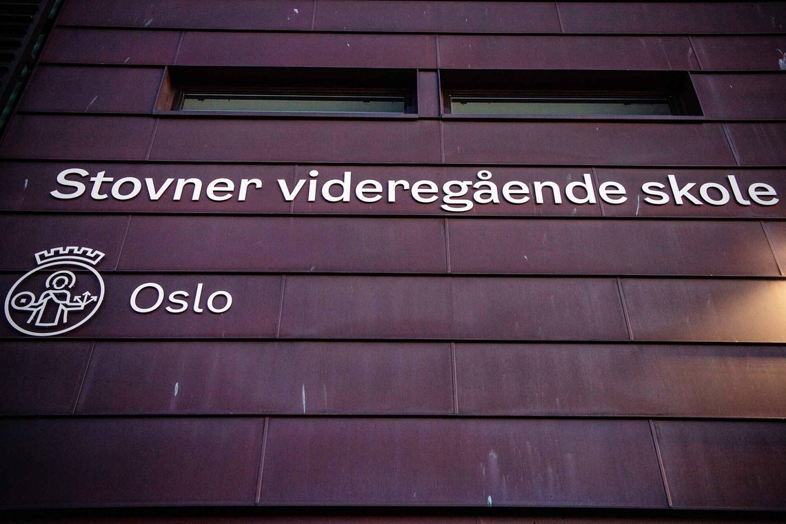 Oslo 20230220.
Stovner videregående skole i Oslo.
Foto: Annika Byrde / NTB Oslo 20230220.
Stovner videregående skole i Oslo.
Foto: Annika Byrde / NTB