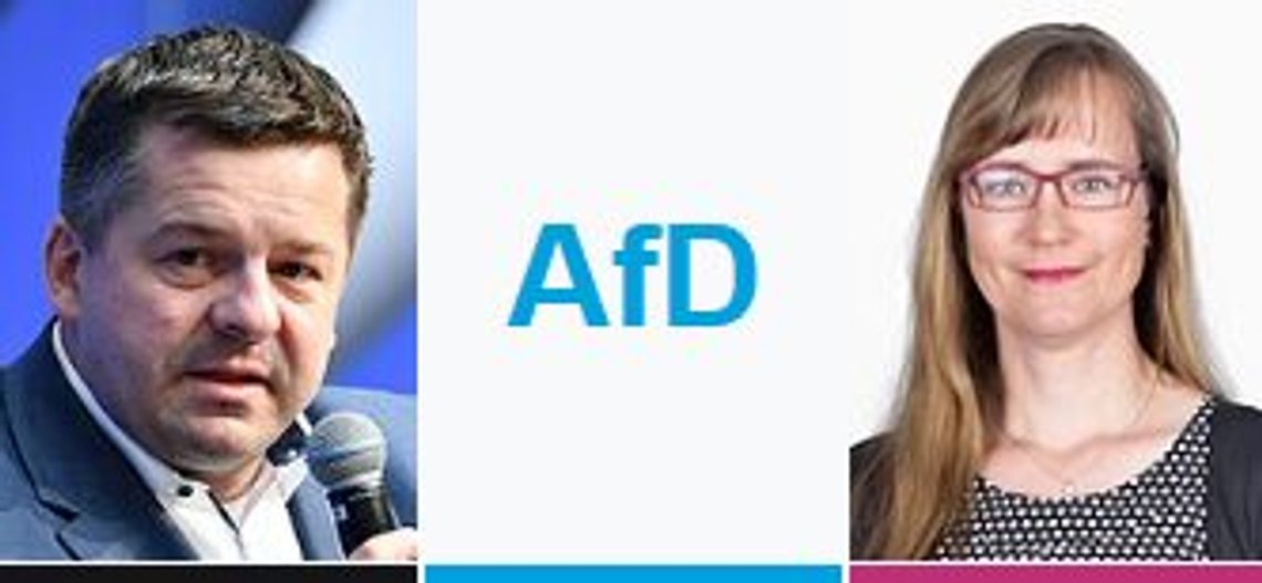 Sven Schulze (CDU) og Eva von Angern (Die Linke) vurderer et samarbeid i et desperat forsøk på å forhindre AfD i å overta makten i delstaten Sachsen-Anhalt. Foto: Wikipedia Sven Schulze (CDU) og Eva von Angern (Die Linke) vurderer et samarbeid i et desperat forsøk på å forhindre AfD i å overta makten i delstaten Sachsen-Anhalt. Foto: Wikipedia