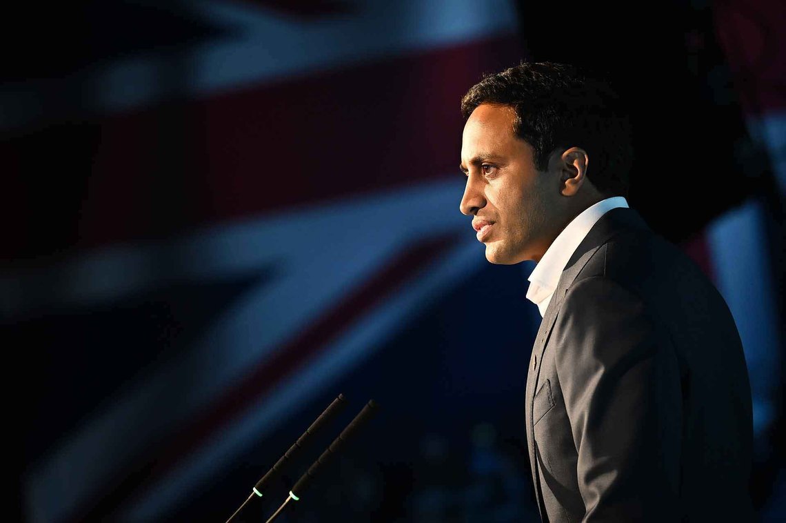 Reform UKs talsmann for innenriksspørsmål, Muhammad Ziauddin «Zia» Yusuf (39), en «stolt britisk muslimsk patriot» ifølge ham selv. Foto: Z979 / CC0 1.0 Reform UKs talsmann for innenriksspørsmål, Muhammad Ziauddin «Zia» Yusuf (39), en «stolt britisk muslimsk patriot» ifølge ham selv. Foto: Z979 / CC0 1.0