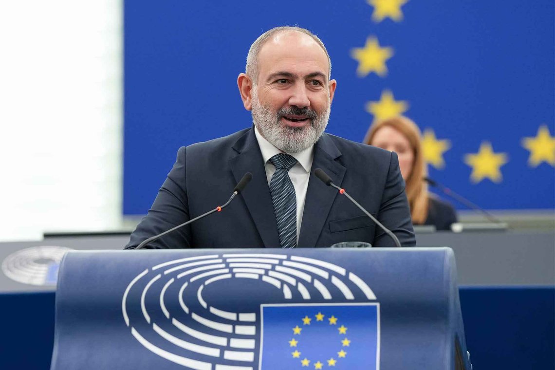 Armenias EU-vennlige statsminister Nikol Vovaji Pasjinjan. Foto: European Parliament / CC BY 2.0 Armenias EU-vennlige statsminister Nikol Vovaji Pasjinjan. Foto: European Parliament / CC BY 2.0