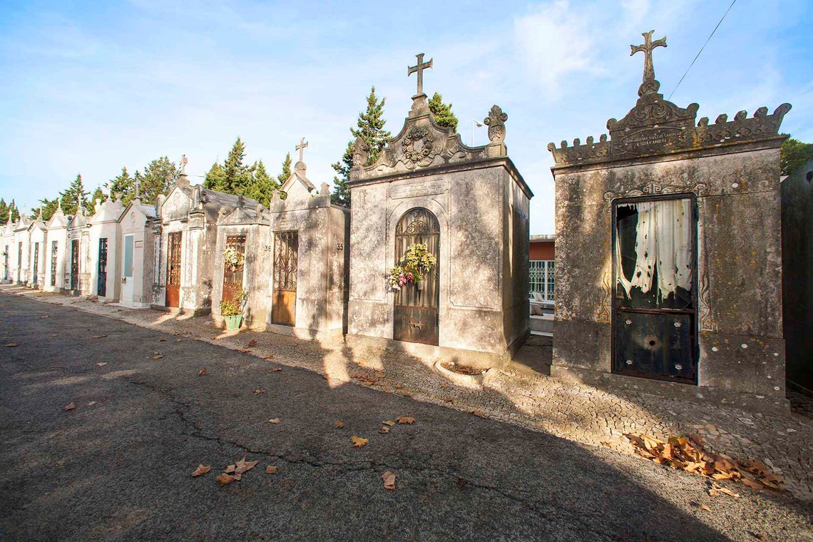 Familiegravsteder, portugisisk kirkegård. Illustrasjonsfoto: Arnt Jensvoll Familiegravsteder, portugisisk kirkegård. Illustrasjonsfoto: Arnt Jensvoll