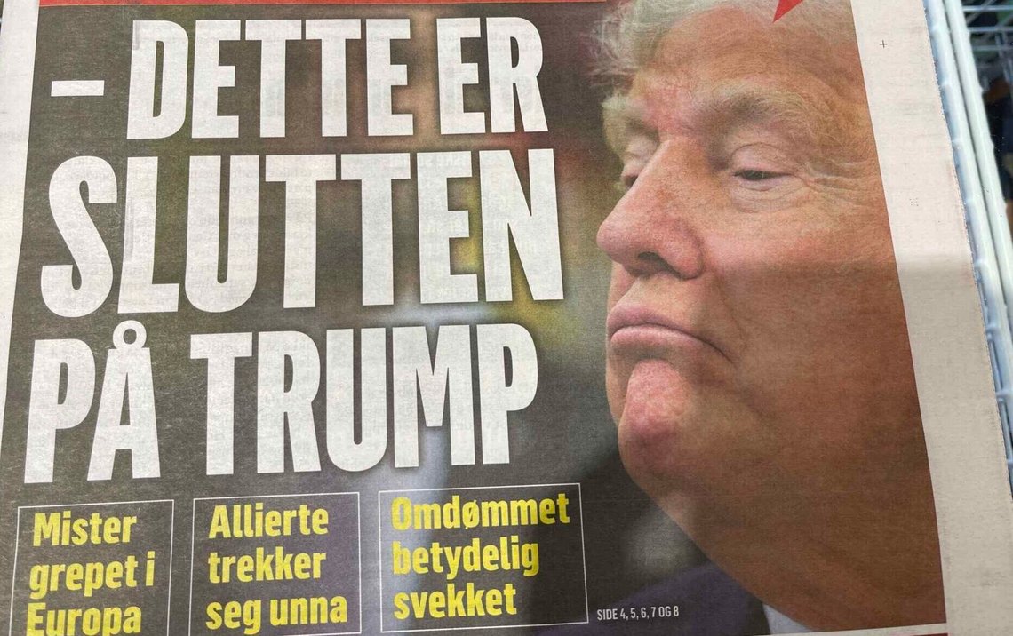 Dagbladets forside man 29. juni 2026. Dagbladets forside man 29. juni 2026.