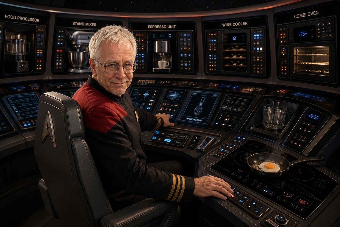 Beam me up! Man skal fremstå som en mann med stor innsikt når man planlegger nytt kjøkken. Men ikke tro at du klarer deg best uten kone-innblanding! Beam me up! Man skal fremstå som en mann med stor innsikt når man planlegger nytt kjøkken. Men ikke tro at du klarer deg best uten kone-innblanding!