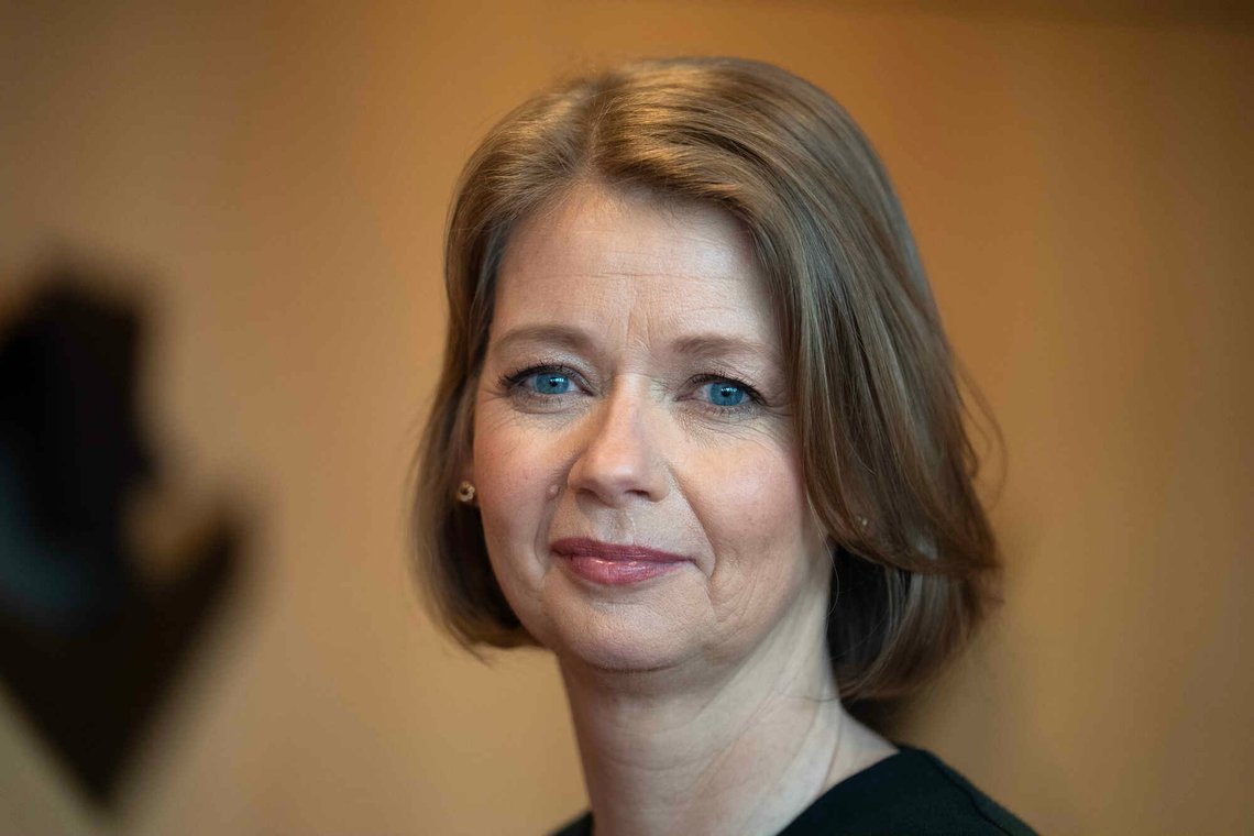 Oslo 20260212.
Sentralbanksjef Ida Wolden Bache fotografert i Norges Bank sine lokaler.
Foto: Terje Bendiksby / NTB Oslo 20260212.
Sentralbanksjef Ida Wolden Bache fotografert i Norges Bank sine lokaler.
Foto: Terje Bendiksby / NTB