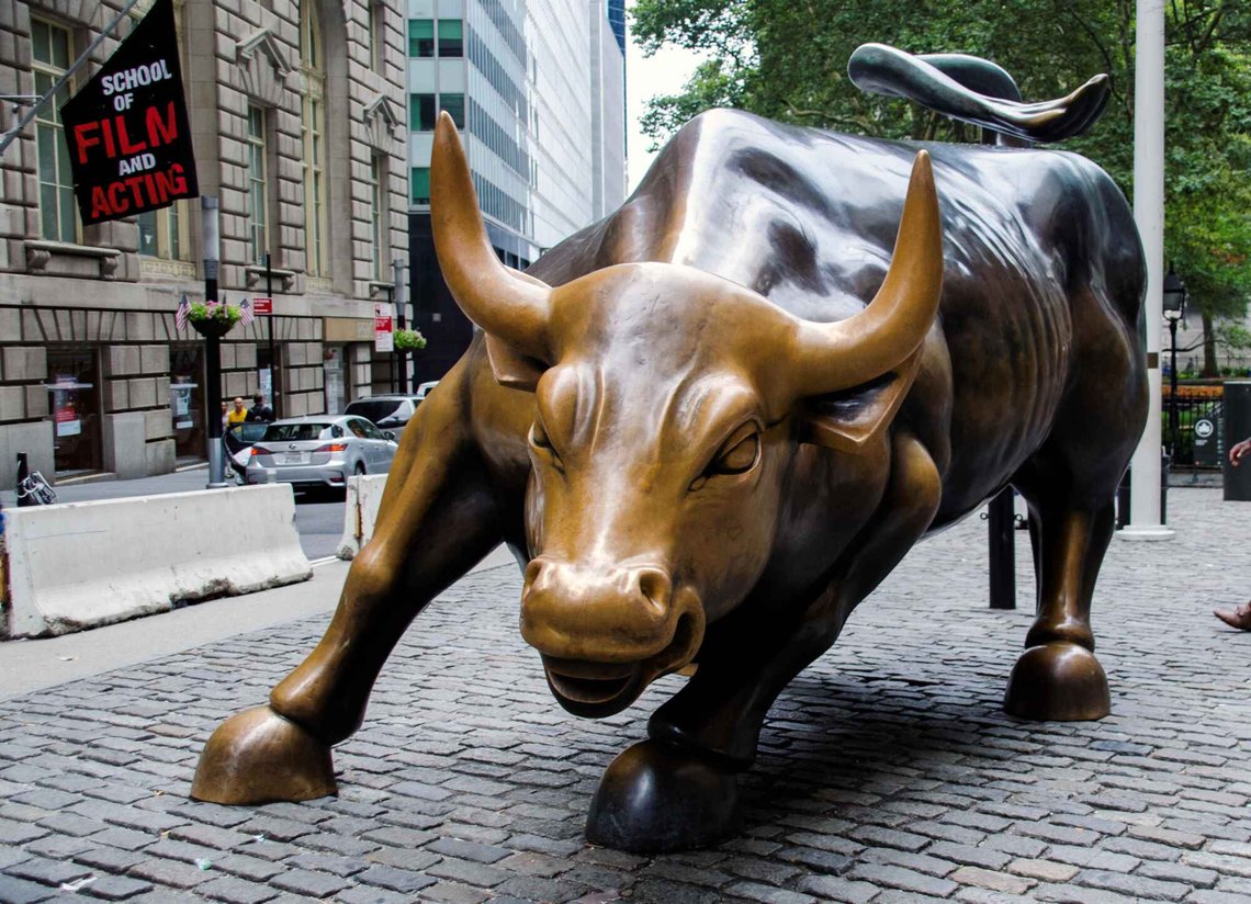 Wall Street er kanskje ikke så bullish likevel? Særlig selskaper som satser på KI opplever kursfall i dag. Foto: Pixabay Wall Street er kanskje ikke så bullish likevel? Særlig selskaper som satser på KI opplever kursfall i dag. Foto: Pixabay