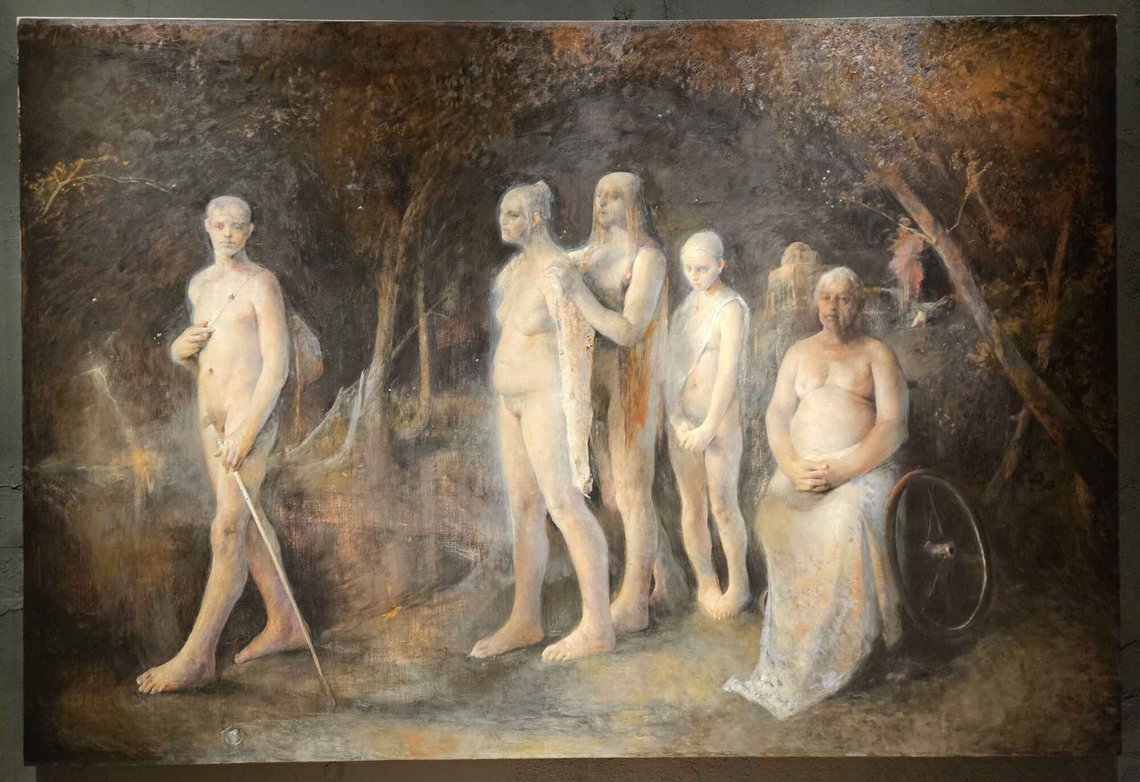 Odd Nerdrum: «Sanatorium», 2024. Odd Nerdrum: «Sanatorium», 2024.