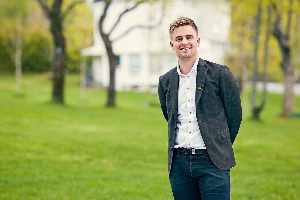 Eivind Trædal mente global oppvarming startet brannen i Krokstadelva. Foto: Wikimedia Commons Eivind Trædal mente global oppvarming startet brannen i Krokstadelva. Foto: Wikimedia Commons