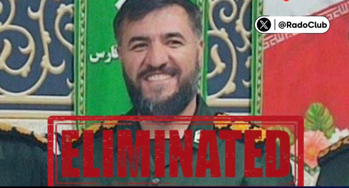 IRGC-kommandant likvidert i Shiraz torsdag kveld IRGC-kommandant likvidert i Shiraz torsdag kveld