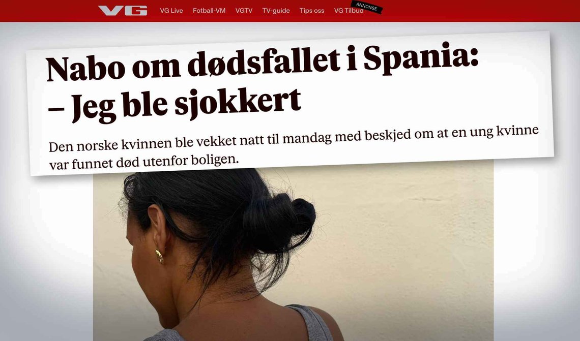 Faksimile av VGs oppslag fra torsdag 9. juli 2026, skrevet og fotografert av journalistene Fathia Mahmoud Farah og
Joakim Midtbø Viland. Faksimile av VGs oppslag fra torsdag 9. juli 2026, skrevet og fotografert av journalistene Fathia Mahmoud Farah og
Joakim Midtbø Viland.