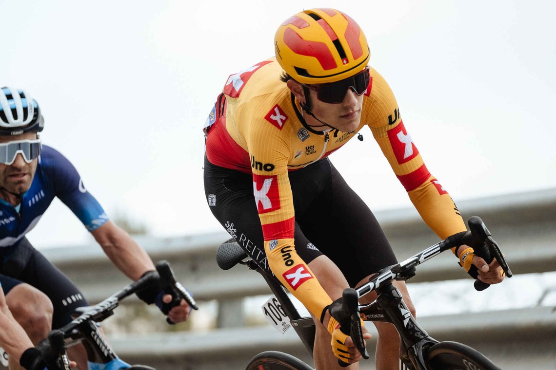 Torstein Træen (foran) under rittet Volta a la Comunitat Valenciana i Spania i 2023. Arkivfoto: Szymon Gruchalski / Uno-X / NTB. Torstein Træen (foran) under rittet Volta a la Comunitat Valenciana i Spania i 2023. Arkivfoto: Szymon Gruchalski / Uno-X / NTB.