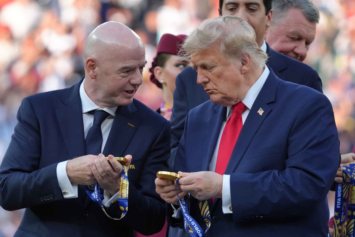 Ifølge New York Post ønsker USAs president Donald trump at Infantino skal bli ny generalsekretær i FN. Foto: Jacuelyn Martin / AP / NTB. Ifølge New York Post ønsker USAs president Donald trump at Infantino skal bli ny generalsekretær i FN. Foto: Jacuelyn Martin / AP / NTB.