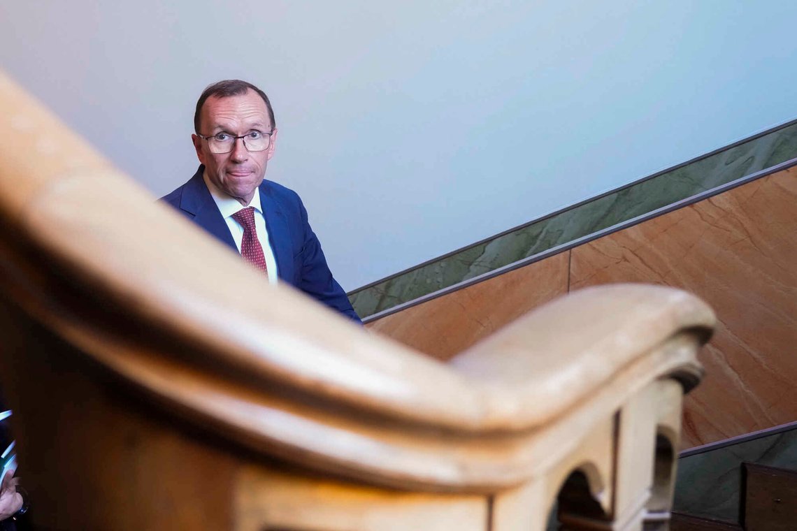 Utenriksminister Espen Barth Eide (Ap) i Statsministerboligen i Oslo. Foto: Javad Parsa / NTB Utenriksminister Espen Barth Eide (Ap) i Statsministerboligen i Oslo. Foto: Javad Parsa / NTB