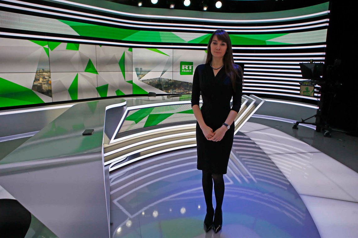Xenia Fedorova, chief executive of RT France attends an interview with the Associated Press in Paris, Tuesday, Jan. 9, 2018. Russian state broadcaster RT, formerly known as Russia Today, already broadcasts in English, Spanish, and Arabic, and has launched a French-language channel on Dec. 18. French President Emmanuel MacronÄôs plan for a law against false information around election campaigns is drawing criticism from media advocates, tech experts and others. They say itÄôs impossible to enforce and smacks of methods used by authoritarians, not democracies. (AP Photo/Francois Mori) Xenia Fedorova, chief executive of RT France attends an interview with the Associated Press in Paris, Tuesday, Jan. 9, 2018. Russian state broadcaster RT, formerly known as Russia Today, already broadcasts in English, Spanish, and Arabic, and has launched a French-language channel on Dec. 18. French President Emmanuel MacronÄôs plan for a law against false information around election campaigns is drawing criticism from media advocates, tech experts and others. They say itÄôs impossible to enforce and smacks of methods used by authoritarians, not democracies. (AP Photo/Francois Mori)