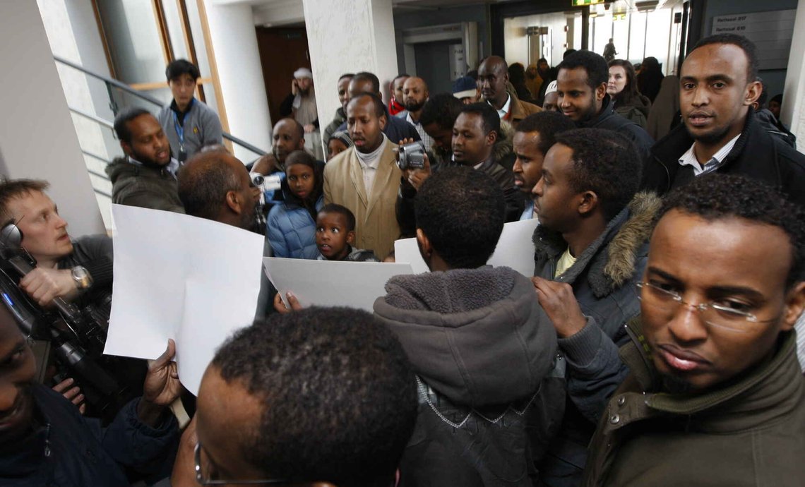 Somaliere må til Tinghuset i Oslo nesten like mye som hele den øvrige Oslo-befolkningen til sammen. Illustrasjonsbilde. Foto: Lise Åserud / NTB Somaliere må til Tinghuset i Oslo nesten like mye som hele den øvrige Oslo-befolkningen til sammen. Illustrasjonsbilde. Foto: Lise Åserud / NTB