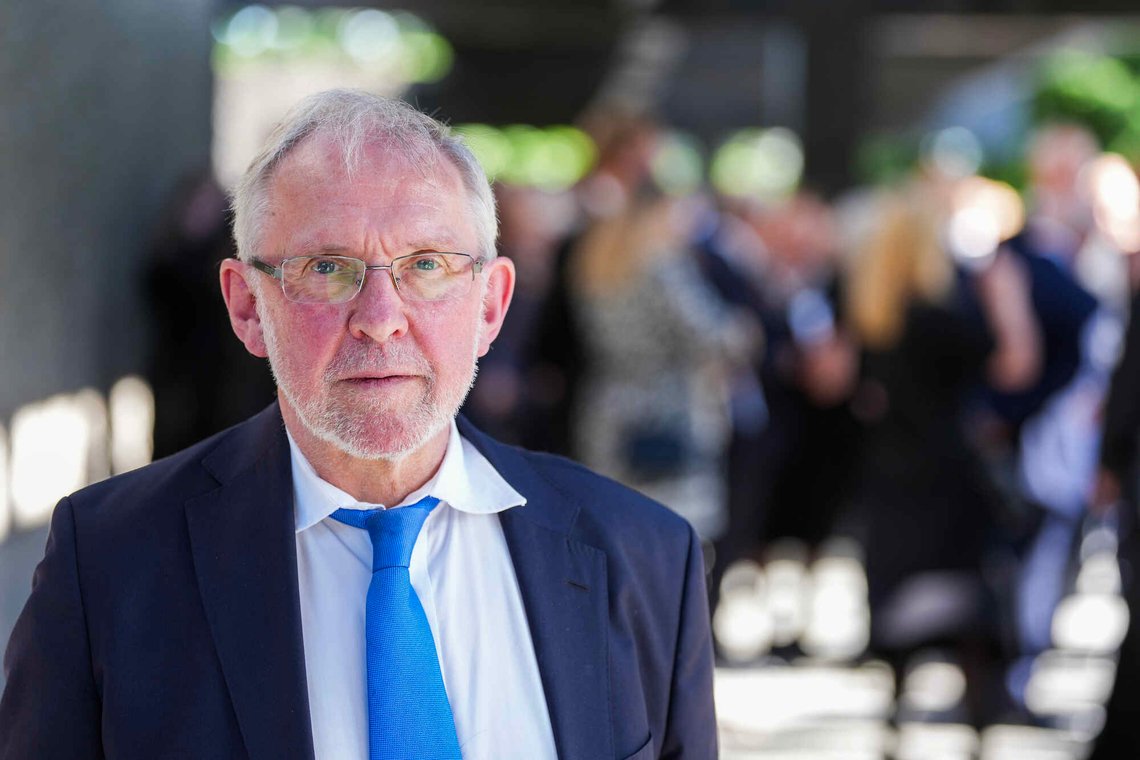 Harald Stanghelle under Trond Johansens bisettelse i Oslo den 29. juni 2026. Foto: Ole Berg-Rusten / NTB. Harald Stanghelle under Trond Johansens bisettelse i Oslo den 29. juni 2026. Foto: Ole Berg-Rusten / NTB.