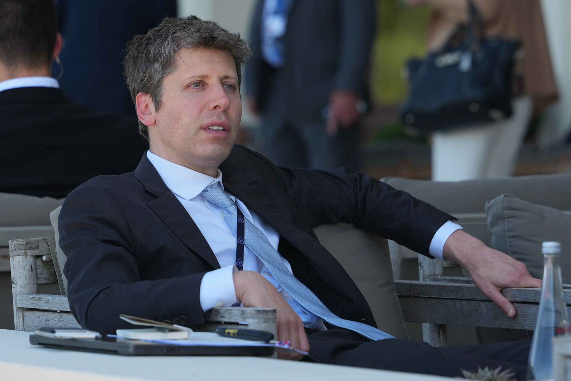 CEO of OpenAI Sam Altman talks to CEO of Google DeepMind Demis Hassabis, not seen, on the sidelines of the G7 summit, Wednesday, June 17, 2026, in Evian-les-Bains, France. (AP Photo/Julia Demaree Nikhinson) CEO of OpenAI Sam Altman talks to CEO of Google DeepMind Demis Hassabis, not seen, on the sidelines of the G7 summit, Wednesday, June 17, 2026, in Evian-les-Bains, France. (AP Photo/Julia Demaree Nikhinson)