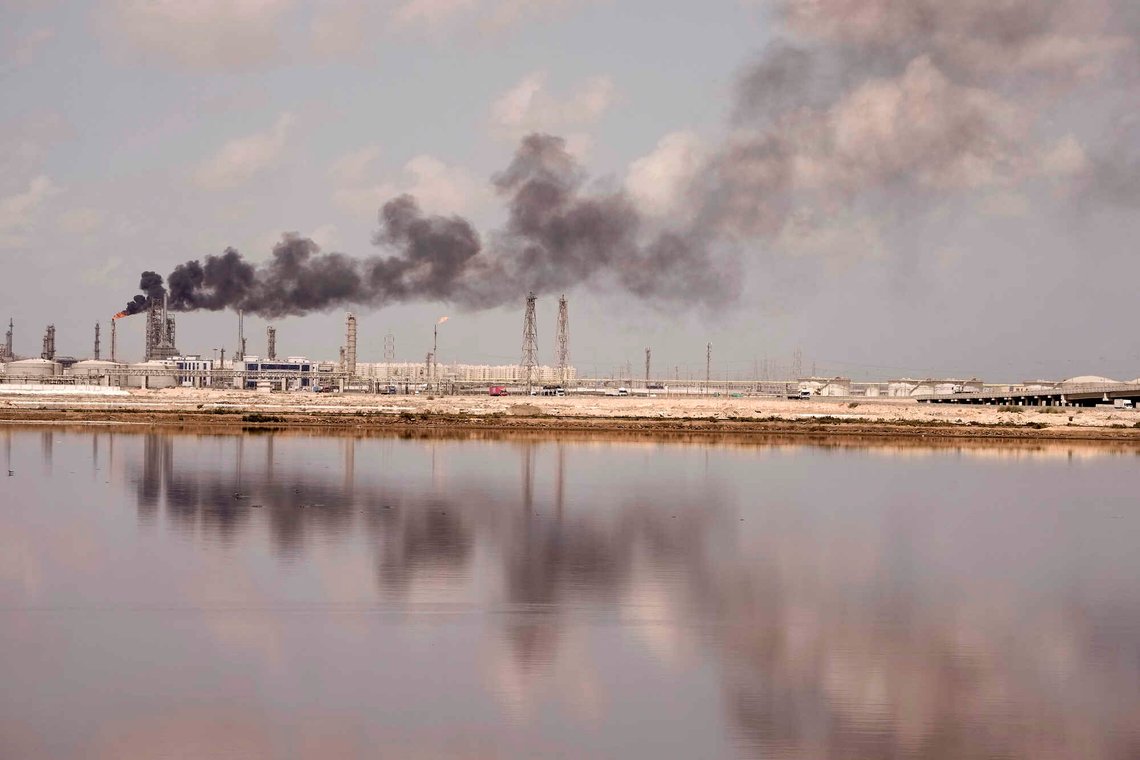 Smoke raises from an oil refinery in the Mediterranean harbor of the Delta port city of Alexandria, Egypt, Thursday, Aug. 22, 2024. The Egyptian government has been grappling with a deep economic crisis for years now, and is trying to promote industry and trade. (AP Photo/Amr Nabil) Smoke raises from an oil refinery in the Mediterranean harbor of the Delta port city of Alexandria, Egypt, Thursday, Aug. 22, 2024. The Egyptian government has been grappling with a deep economic crisis for years now, and is trying to promote industry and trade. (AP Photo/Amr Nabil)