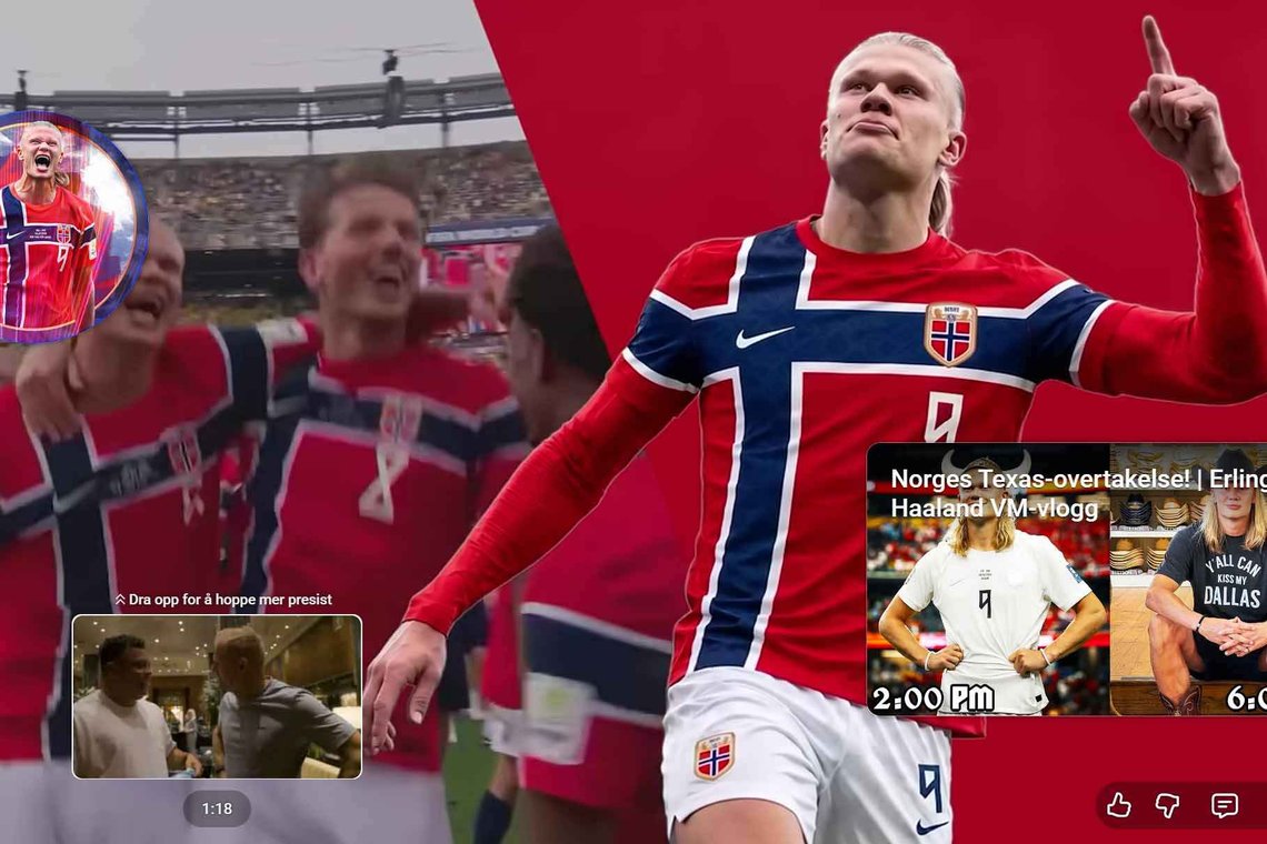 Erling Haaland er et vanlig navn i Peru. Klipp fra YouTube Erling Haaland er et vanlig navn i Peru. Klipp fra YouTube