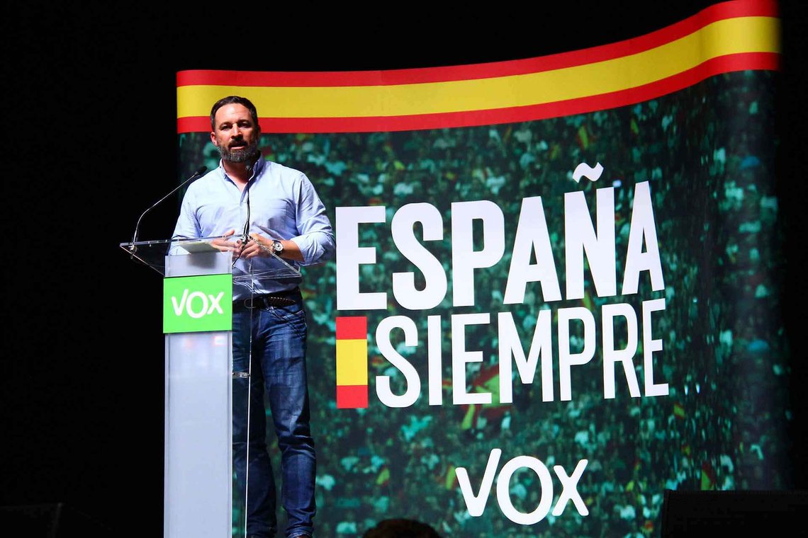 Santiago Abascal Conde er leder av det konservative spanske partiet VOX. Foto: Contando Estrelas / CC BY-SA 2.0 Santiago Abascal Conde er leder av det konservative spanske partiet VOX. Foto: Contando Estrelas / CC BY-SA 2.0