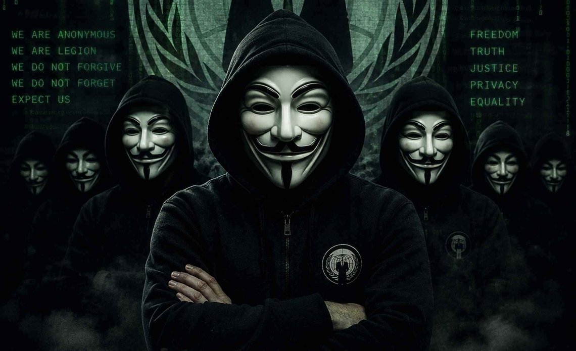 De påsto at det var hackergruppen «Anonymous». Det var sannsynligvis noen helt andre som stod bak. (Illustrasjon) De påsto at det var hackergruppen «Anonymous». Det var sannsynligvis noen helt andre som stod bak. (Illustrasjon)