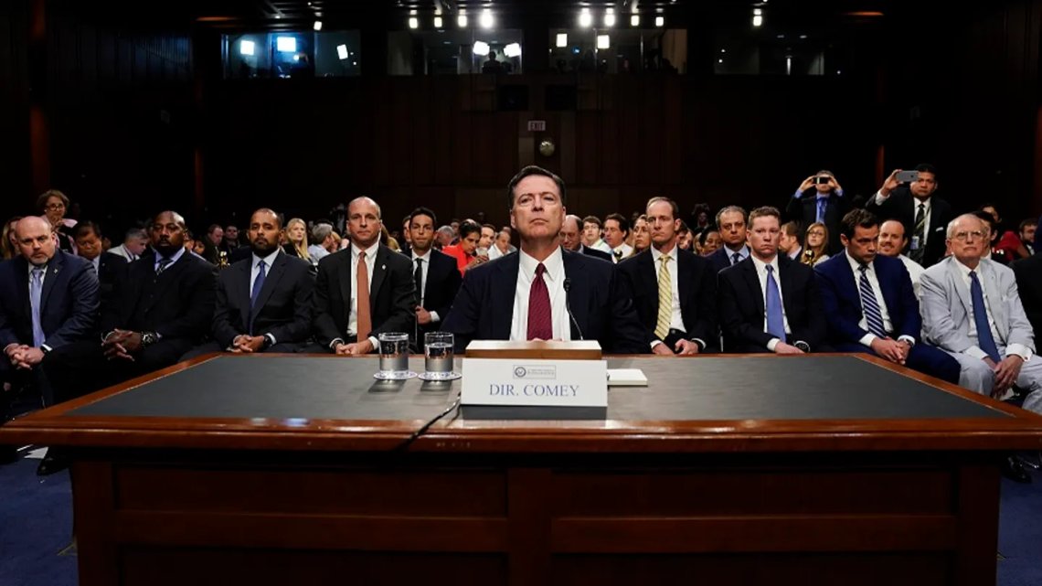 Comey forklarer seg for Senatets etterretningskomite Comey forklarer seg for Senatets etterretningskomite