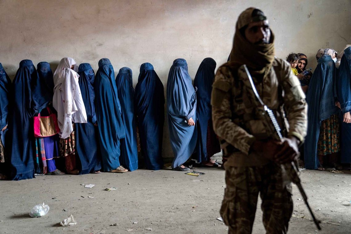 Talibans undertrykkelse av kvinner er på et nivå det ikke finnes maken til i verden. Foto: AP / NTB Talibans undertrykkelse av kvinner er på et nivå det ikke finnes maken til i verden. Foto: AP / NTB