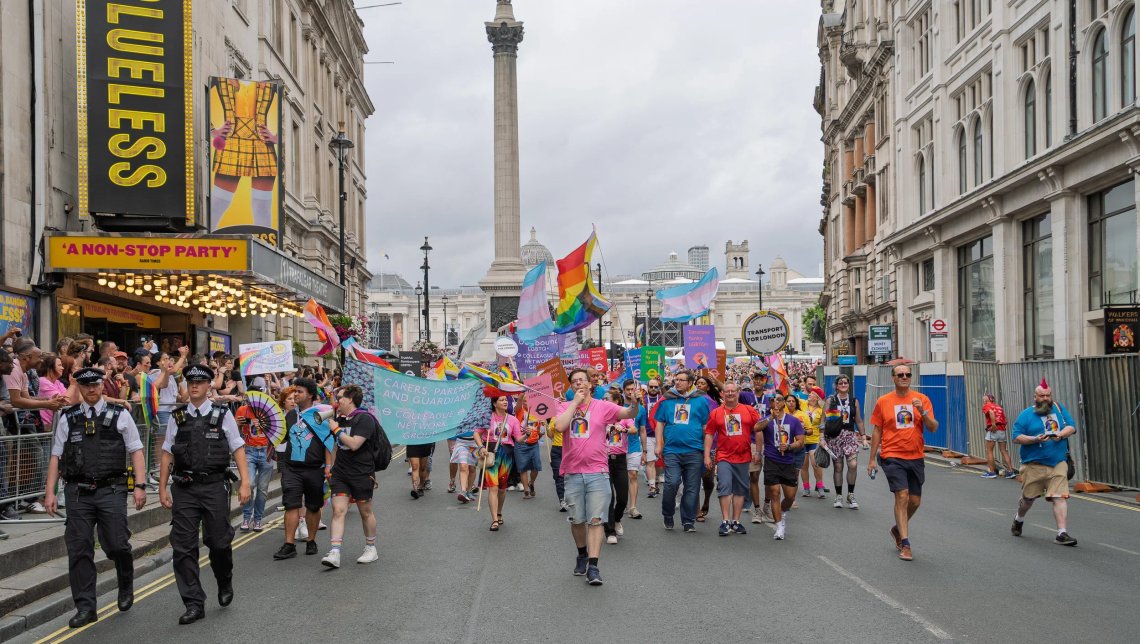 Et lite glimt av London Pride 2026. Foto: London Pride Et lite glimt av London Pride 2026. Foto: London Pride