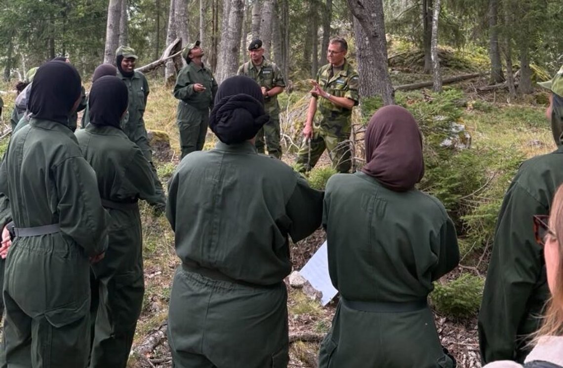Mulige rekrutter for den nye svenske Försvarsmakten. Foto: Försvarsmakten Mulige rekrutter for den nye svenske Försvarsmakten. Foto: Försvarsmakten