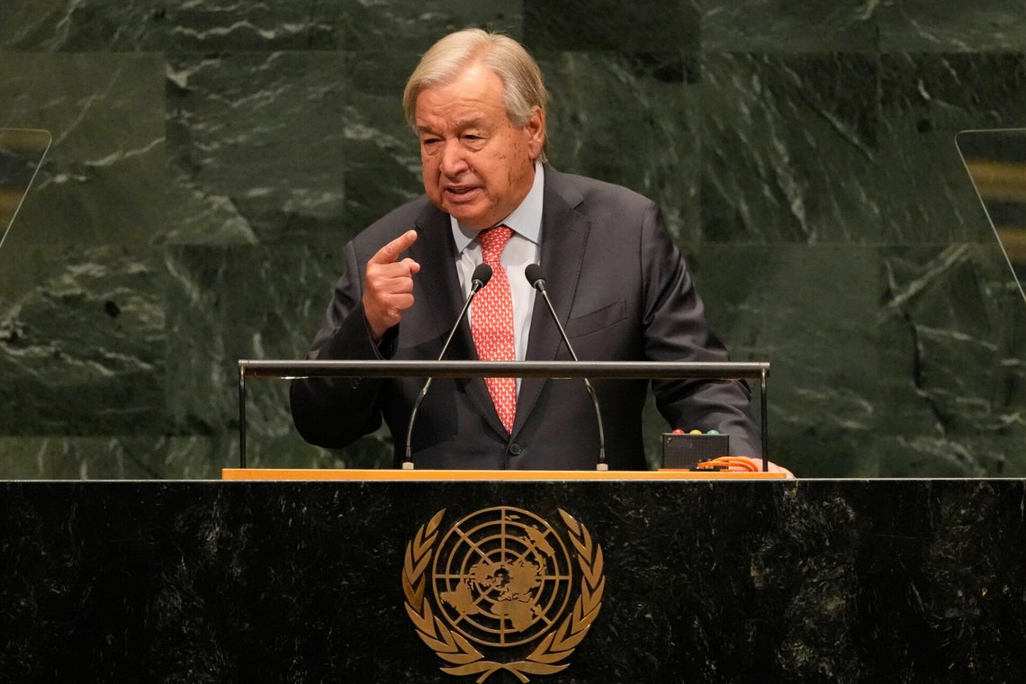 FNs generalsekretær António Guterres. Foto: Seth Wenig / AP / NTB FNs generalsekretær António Guterres. Foto: Seth Wenig / AP / NTB