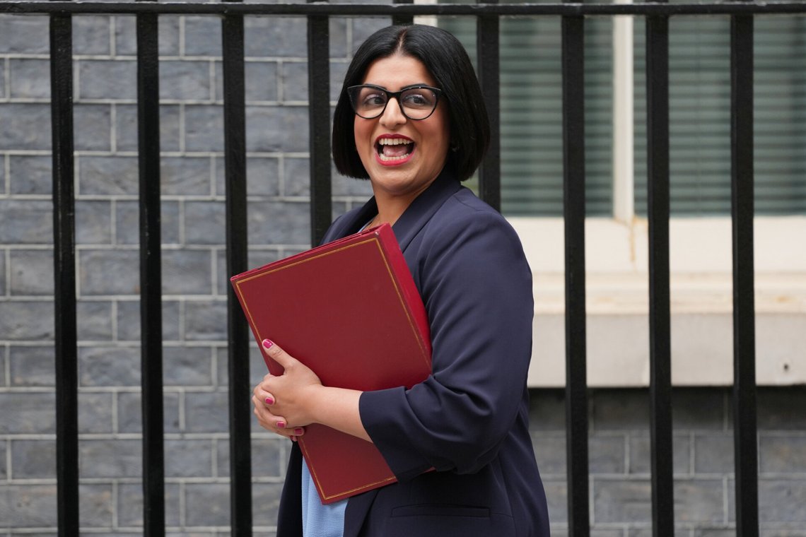 Shabana Mahmood, Britain's Home Secretary arrives for a Cabinet meeting in Downing Street in London, Tuesday, July 21, 2026. (AP Photo/Kirsty Wigglesworth) Shabana Mahmood, Britain's Home Secretary arrives for a Cabinet meeting in Downing Street in London, Tuesday, July 21, 2026. (AP Photo/Kirsty Wigglesworth)